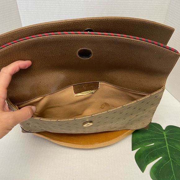 Vintage Gucci Large Fold Over Clutch - Picture 10 of 16